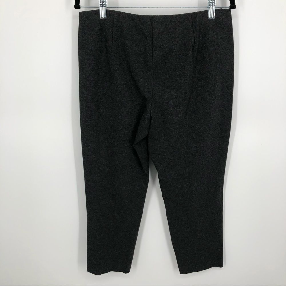 J. Jill Ponte Slim‎ Leg Pants Womens MP Charcoal Gray - Picture 5 of 9